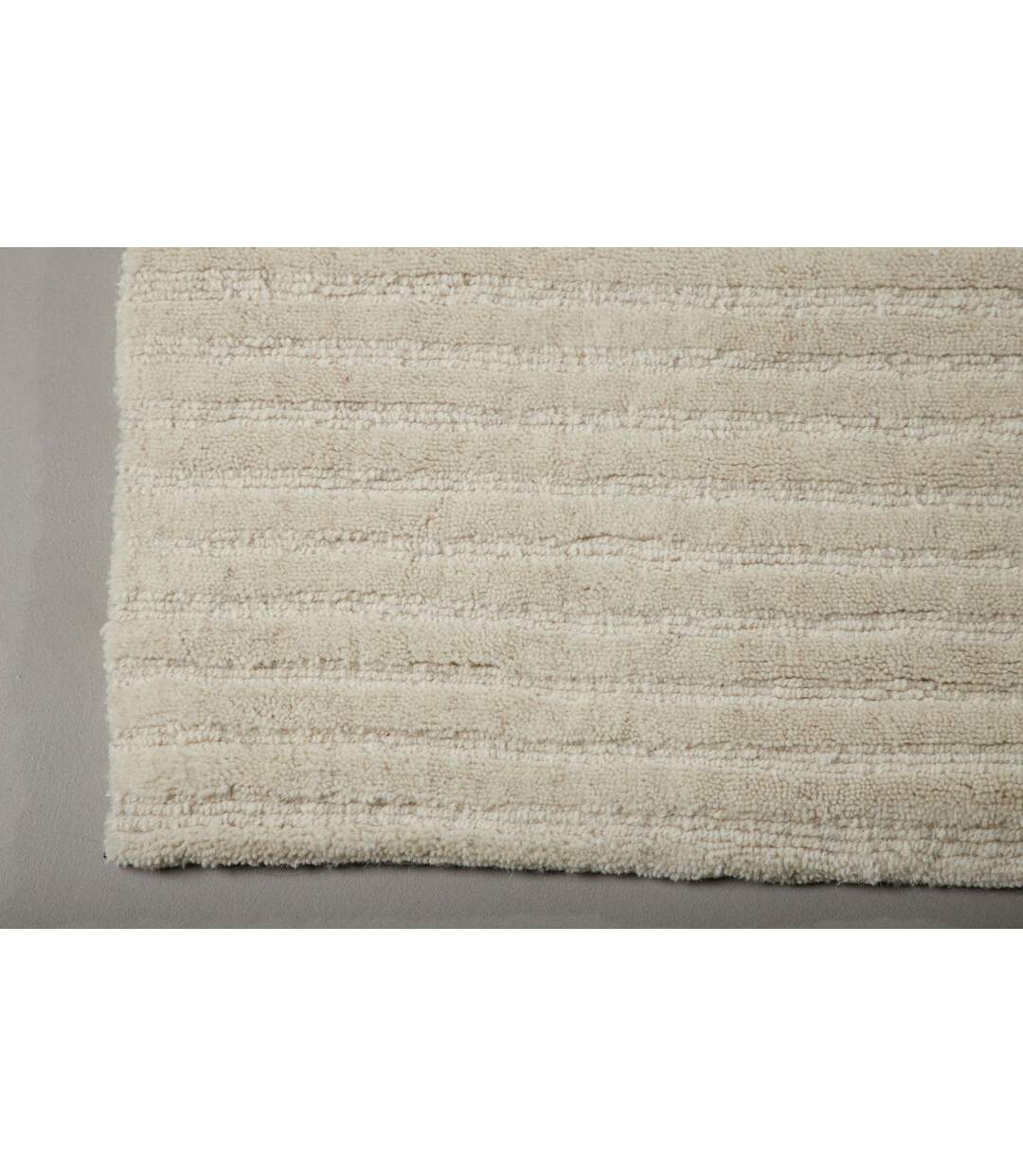 Tapis Déco en Laine Milton 162x230cm Blanc-5