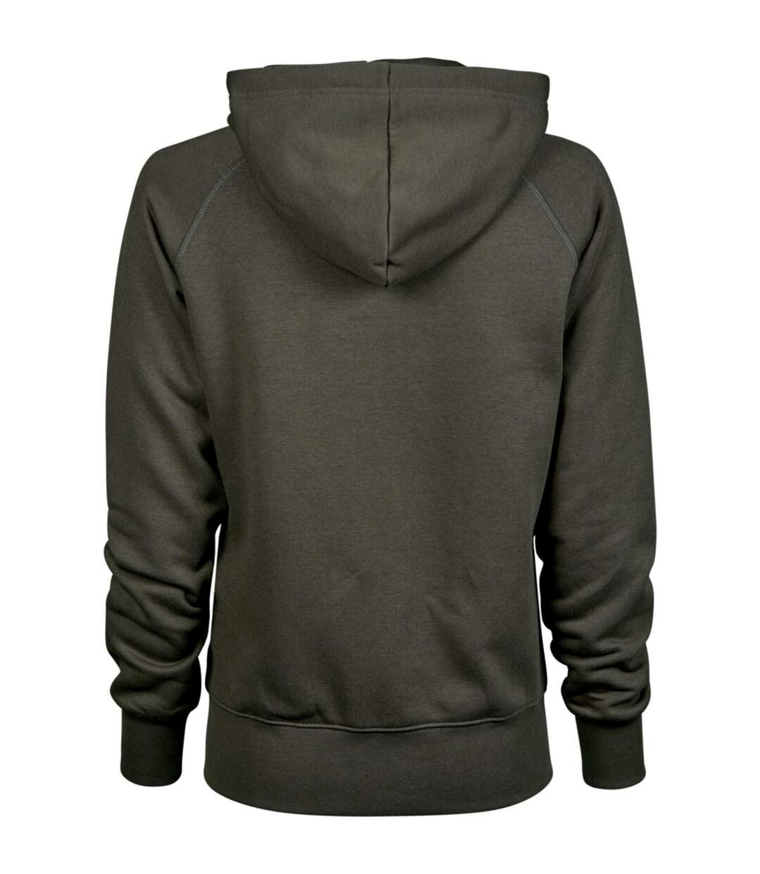 Sweatshirt À Capuche Et Fermeture Zippée Femme Vert Foncé Tee Jays-2