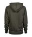 Sweatshirt À Capuche Et Fermeture Zippée Femme Vert Foncé Tee Jays-2