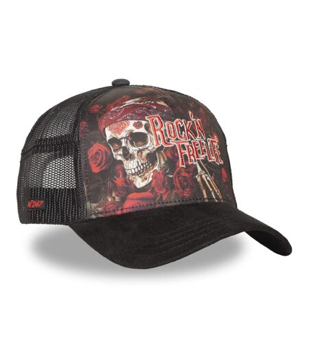 Casquette trucker avec filet bi-matière Loose Rock'n Free Life