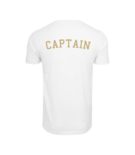 T-shirt Captain Homme Blanc Mister Tee