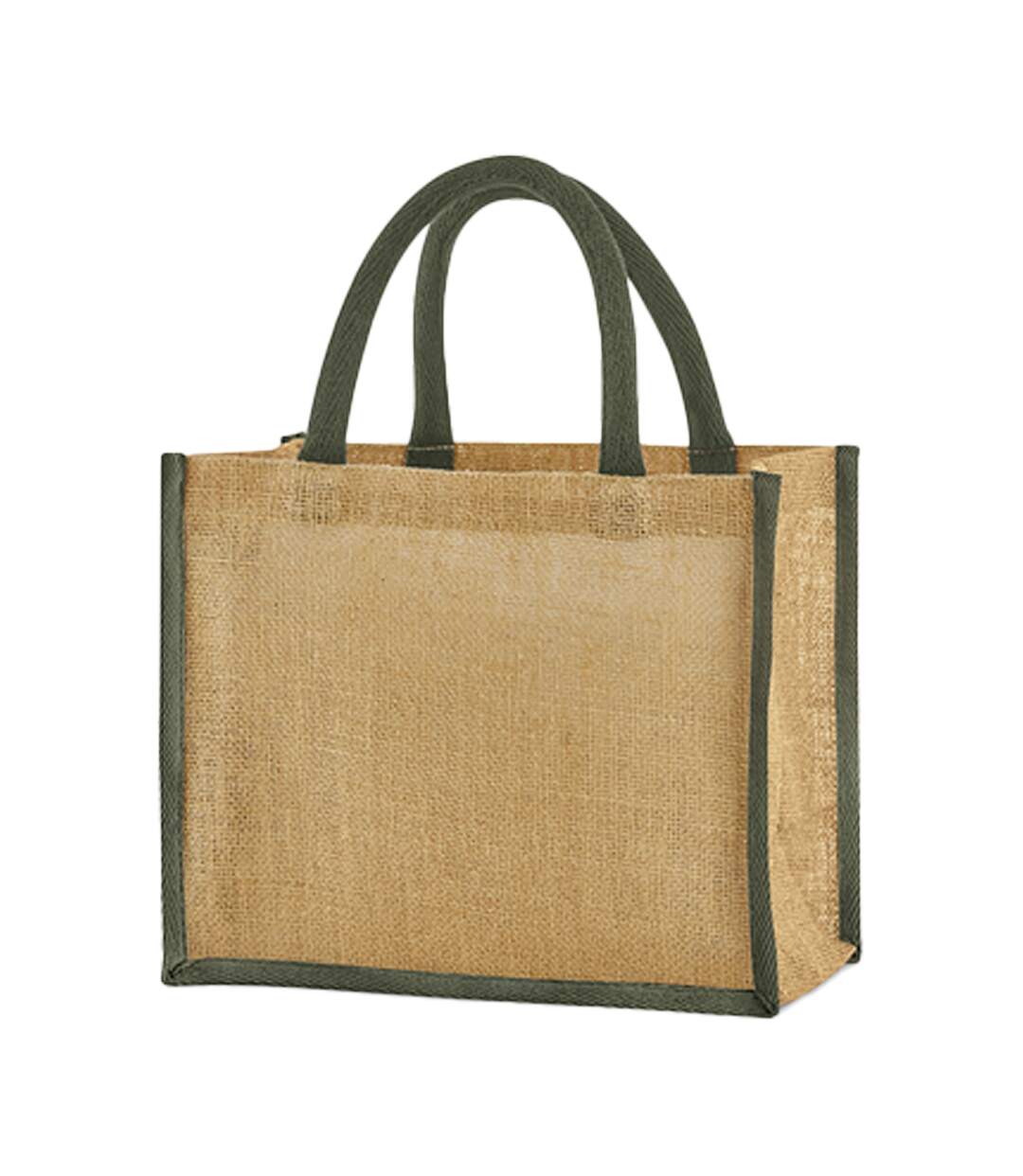 Tote Bag Motif/style Mi-longue Taille Unique Beige Pâle Vert Olive Westford Mill-2