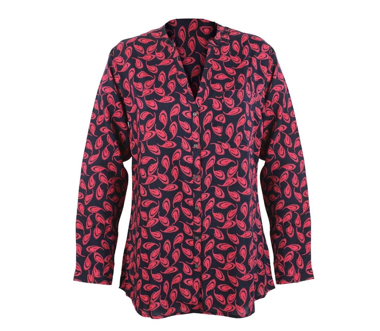 Chemisier en Viscose MAYFLOWER N3203 : Confort Fluide et Look Chic Assuré-1