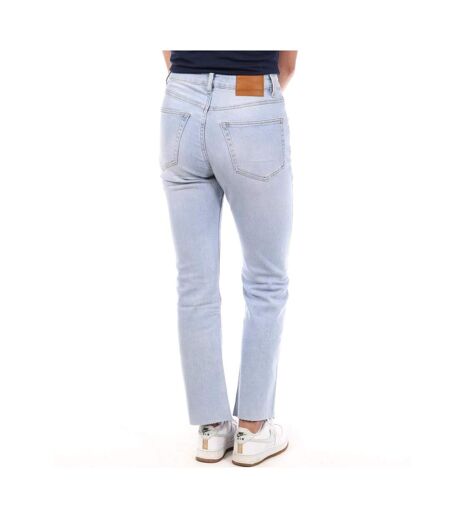 Jean droit bleu clair femme monday premium 11