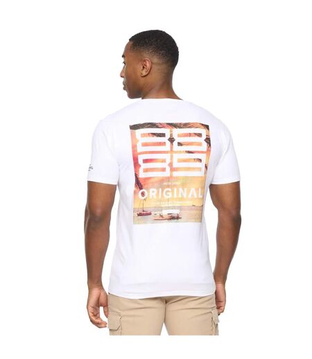 T-shirt Summevibe Homme Blanc Crosshatch