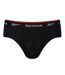 Pack Of 3  Mens Wiggins Briefs  Black White Grey Reebok-4