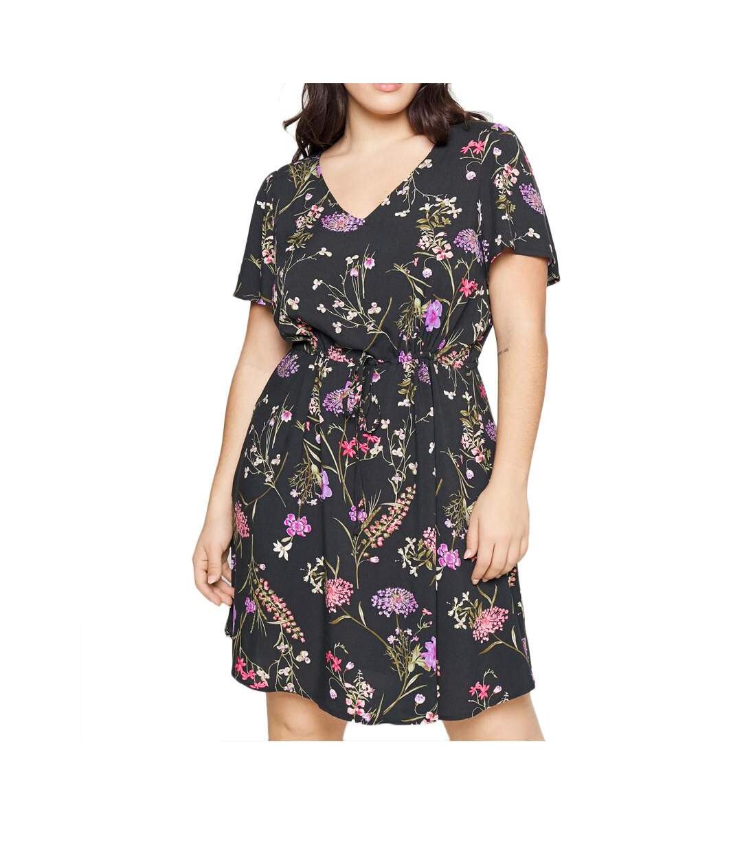 Robe Noire à Motifs Femme Vero Moda Easy - M-1