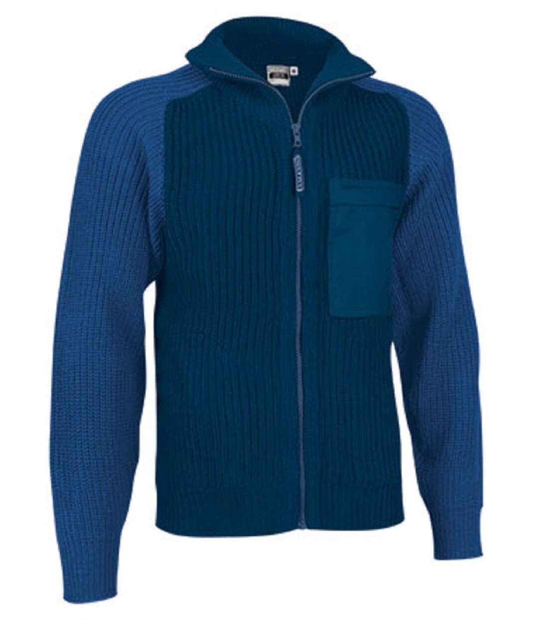 Gilet épais col camionneur - Homme - REF ARCE - bleu marine