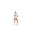T-shirt Happy Camper Femme Blanc Corail Brave Soul-1