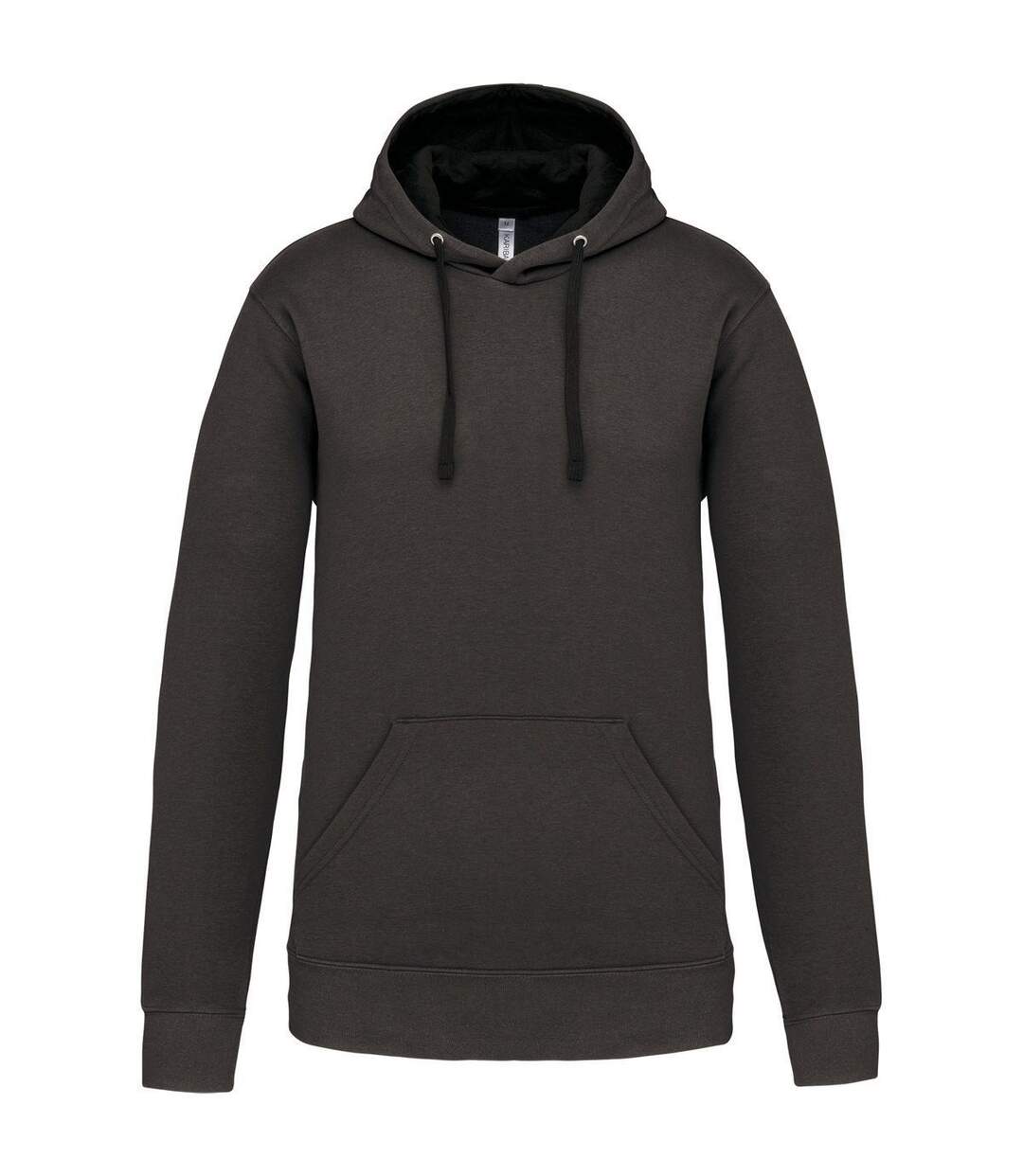 Sweat à capuche contrastée - Homme - K446 - gris foncé et noir