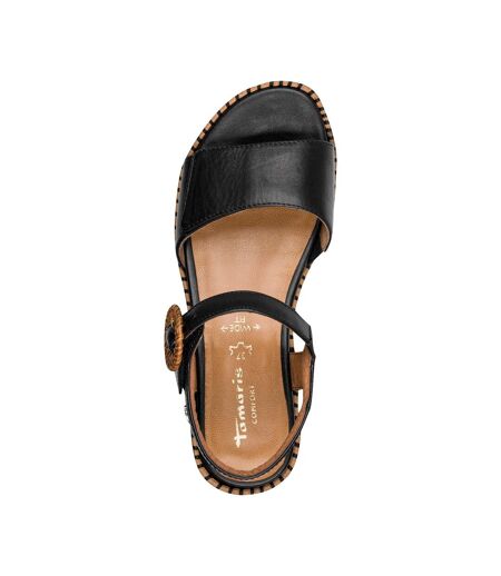 Sandales Cuir Compensé Tamaris Comfort