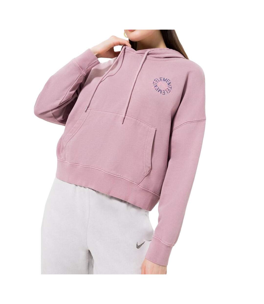 Sweat à capuche Mauve Femme Element Glacier - L-1