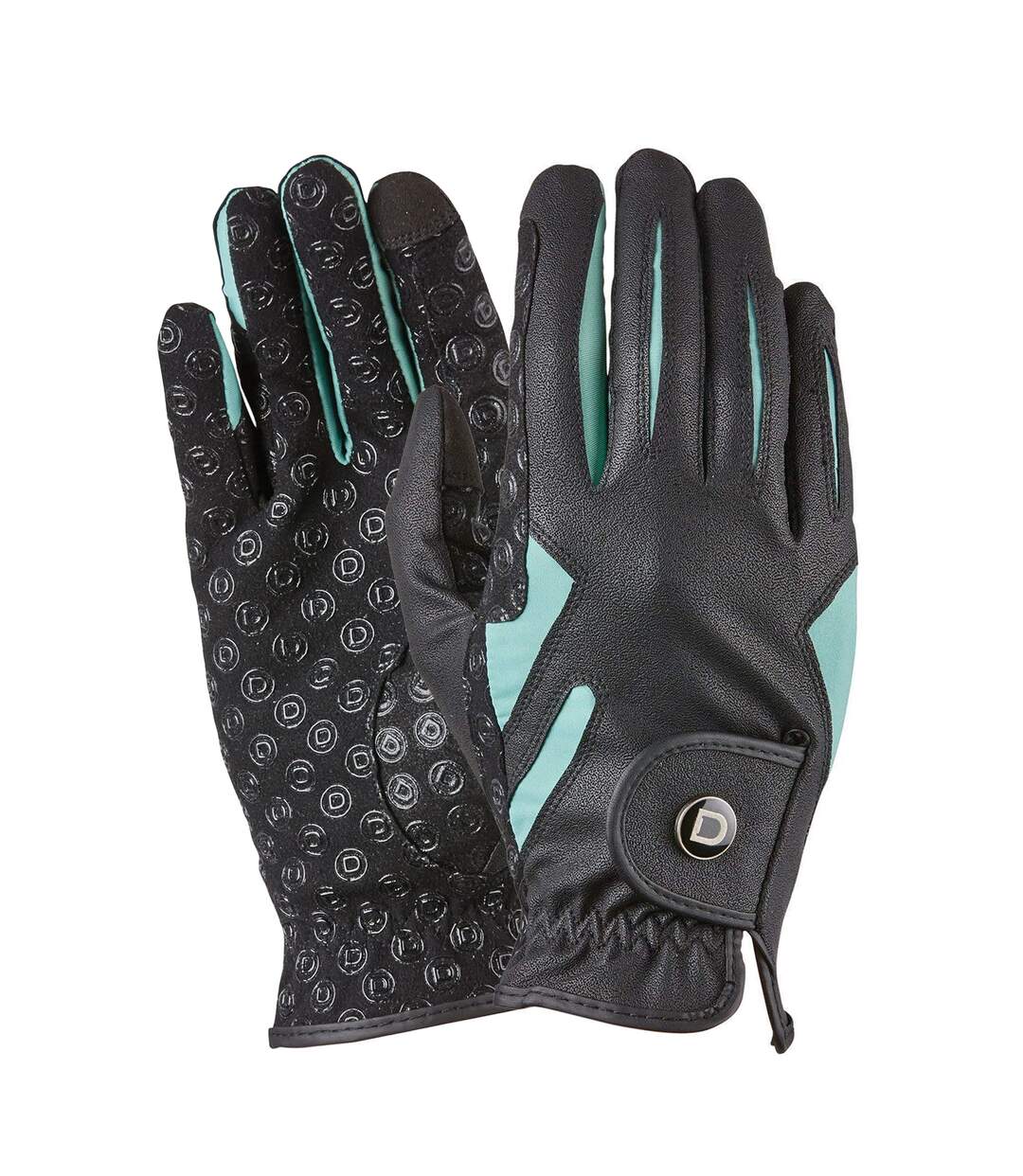 Gants cool-it gel unisexe noir / bleu sarcelle Dublin