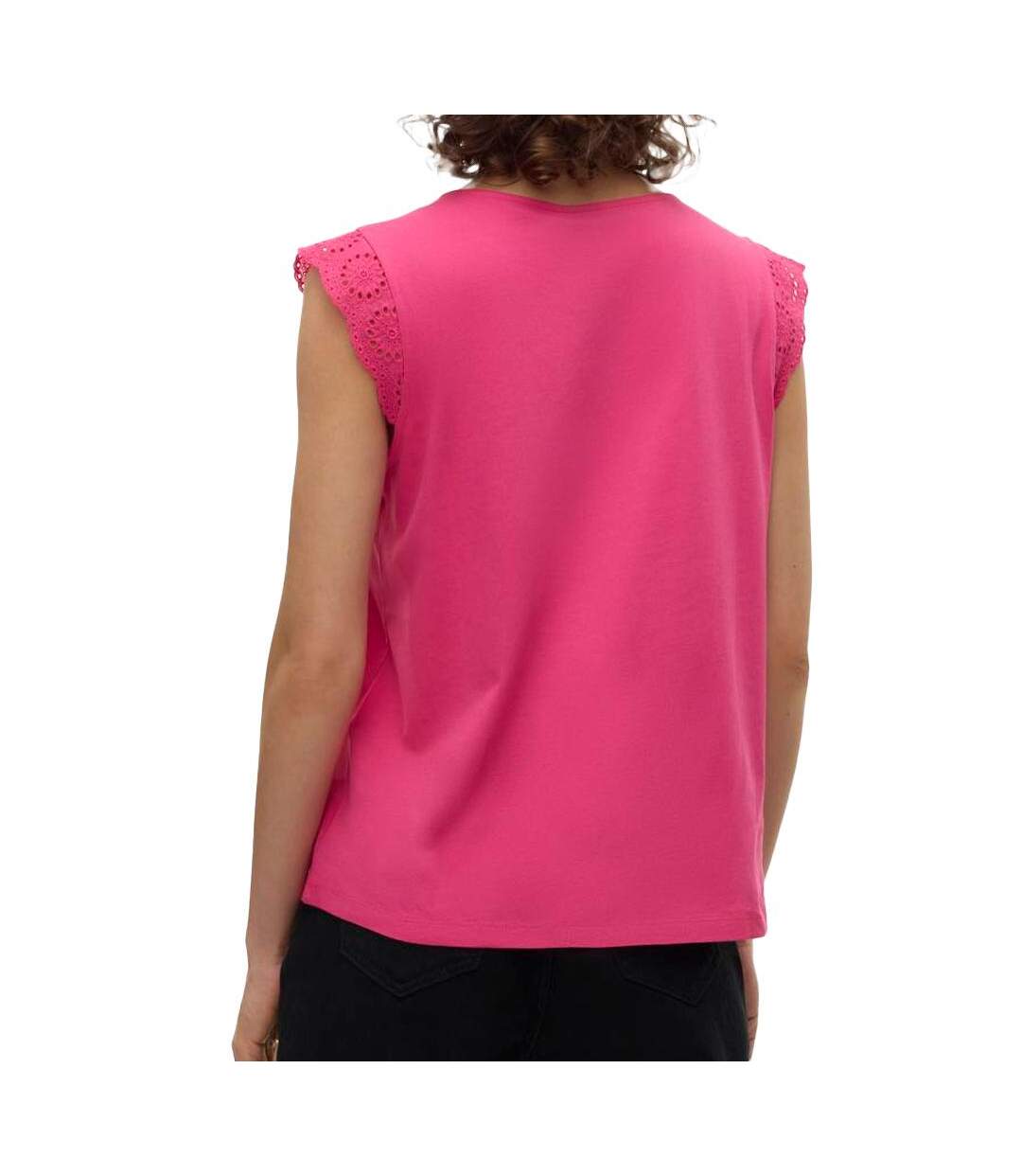 Top or femme vero moda vmemily sl gathering top jrs noos 10305210-r°y-2