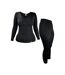 Cozy Women's Thermal Underwear Set: Long Sleeve Top & Long Leggings-1