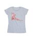 Disney T-shirt en coton Winnie The Pooh Piglet Chain Of Hearts - Femmes/Dames (Gris sportif) - UTBI44852-1