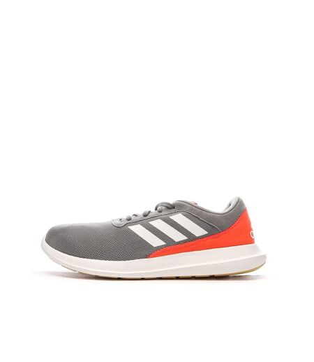 Chaussures de running grises/oranges homme adidas coreracer