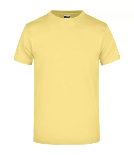 T-shirt Adulte Jaune Clair James And Nicholson