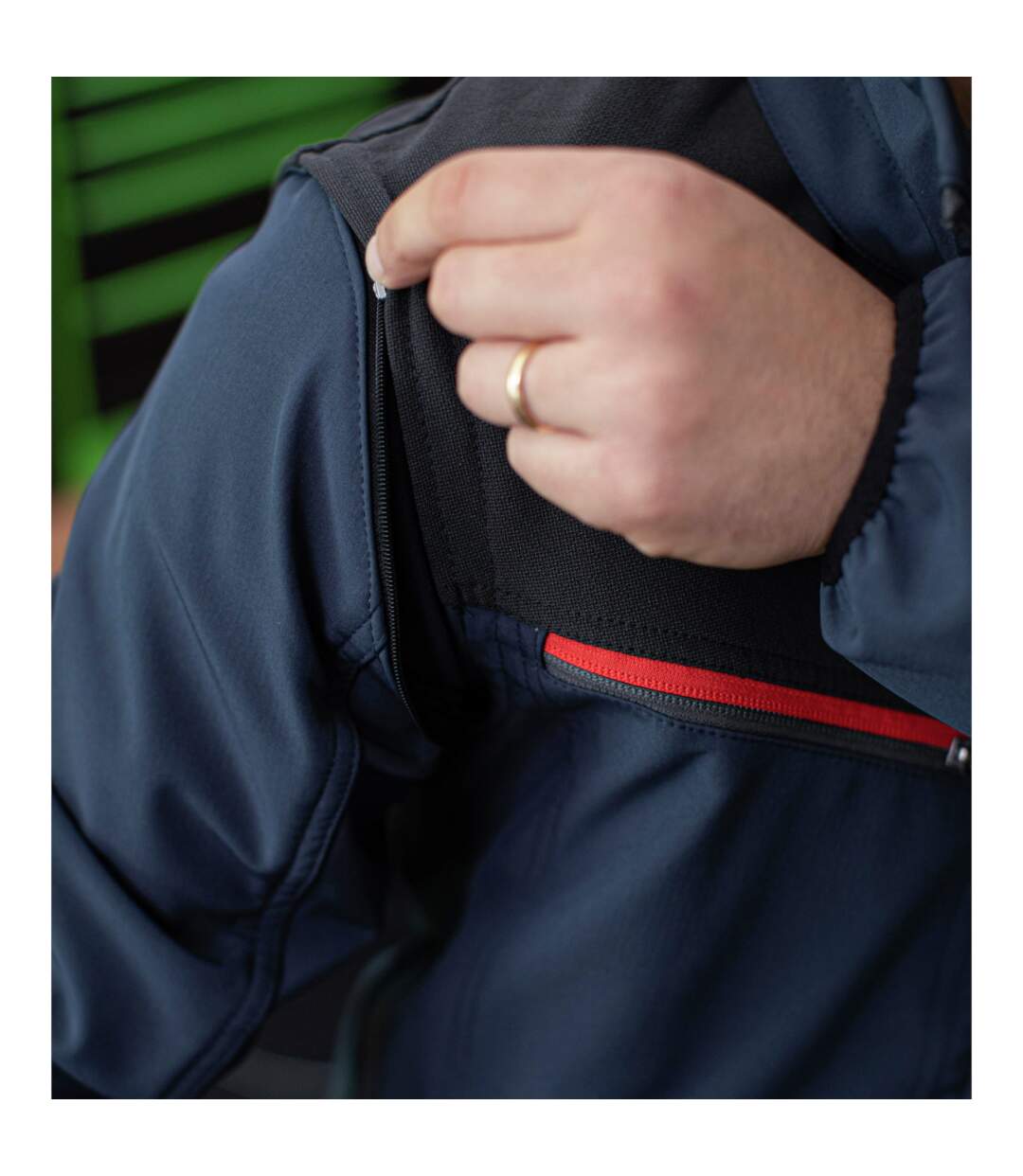 Veste Softshell Stretch X Würth MODYF bleue marine