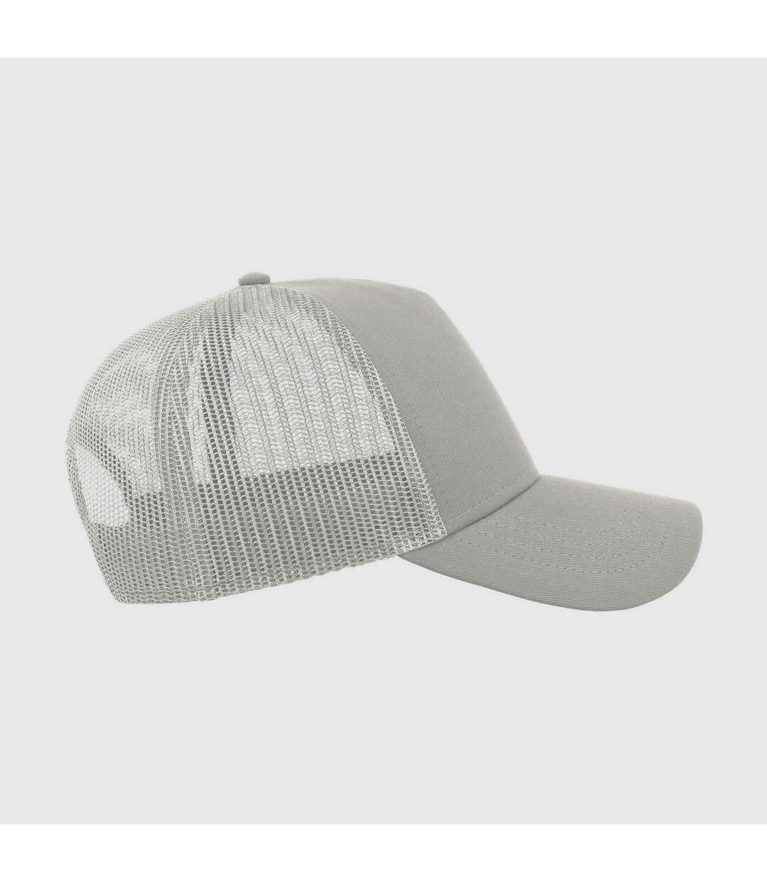 Casquette style trucker rapper mixte blanc Atlantis-4