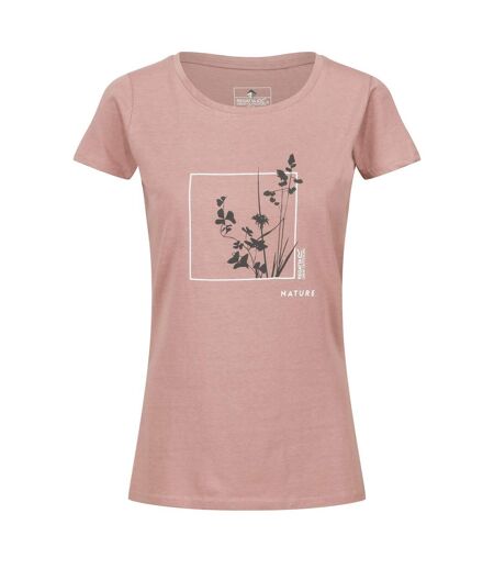 Regatta - T-shirt BREEZED NATURE - Femme (Mauve clair) - UTRG9546
