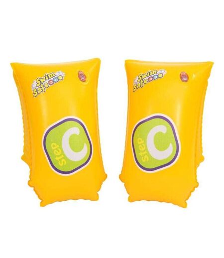 Childrens/kids Vinyl Swimming Armbands One Size Yellow Bestway
