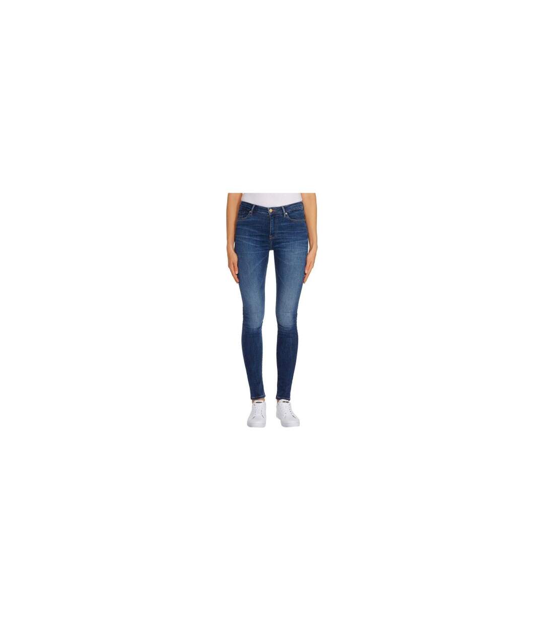 Womens/ladies Skinny Jeans Mid Wash Tommy Hilfiger-1