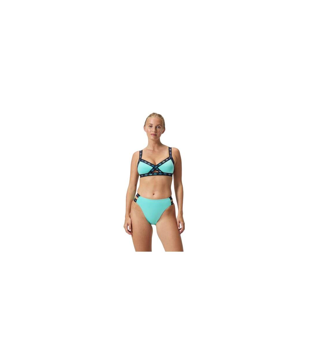 Bas De Maillot De Bain Motif/style Logo Femme Turquoise Speedo-1
