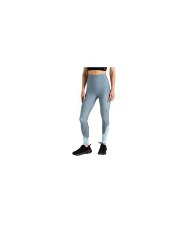 Legging Power Femme Turquoise Pâle Bleu Gris Dare 2B