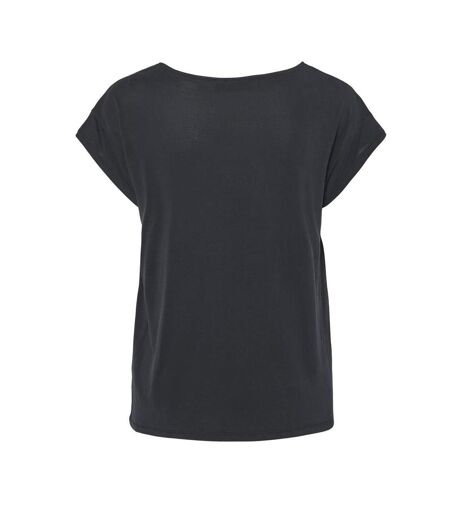 T-Shirt noir femme pieces kamala - l