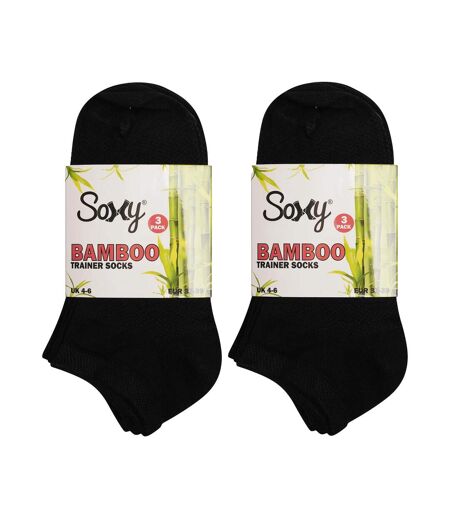 Socquettes Femme Noir Soxy
