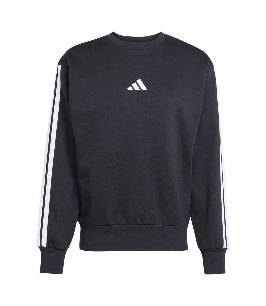 Sweat Motif/style 3 Rayures Essentials Homme Noir Blanc Adidas-2