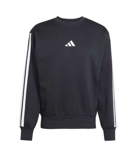Sweat Motif/style 3 Rayures Essentials Homme Noir Blanc Adidas
