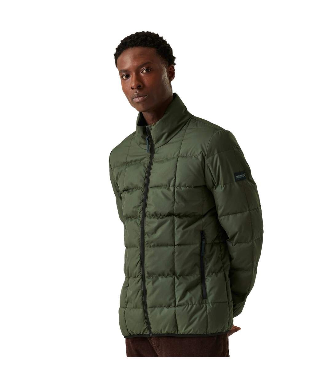 Mens wilnor padded jacket dark khaki Regatta-3