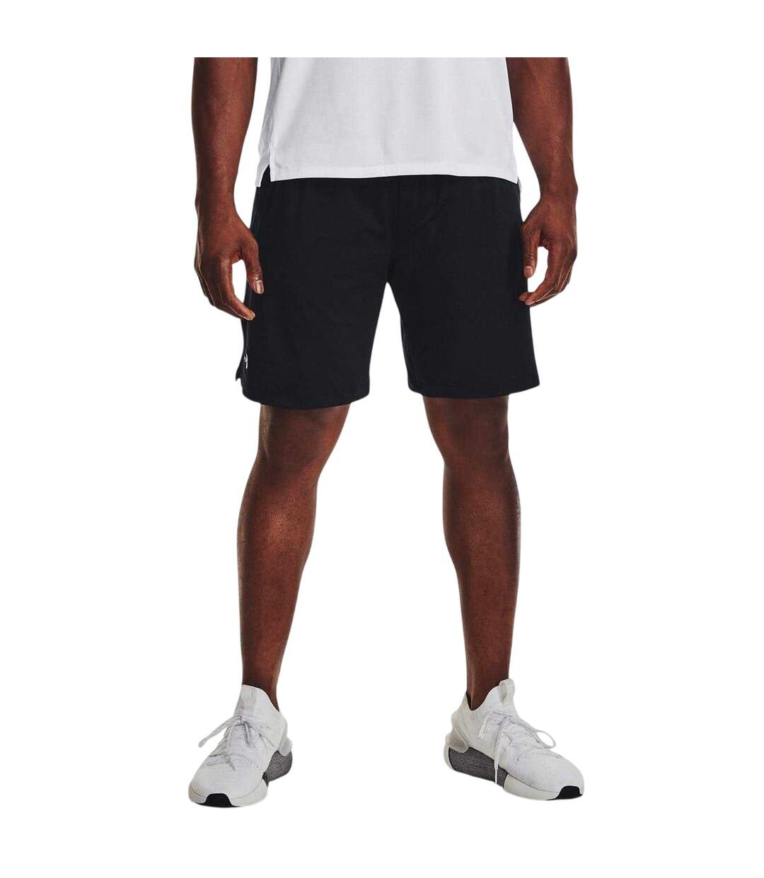 Mens Tech Vent Shorts Triple Black Under Armour-1