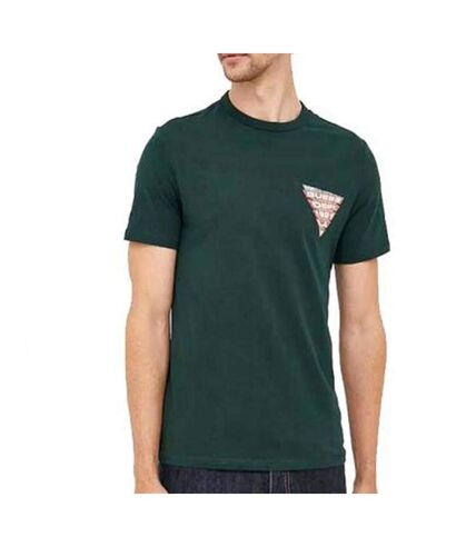 T-shirt Vert Foncé Homme Guess Eskil - M