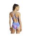 Maillot De Bain 1 Pièce Femme Bleu Blanc Tie-dye Adidas-3