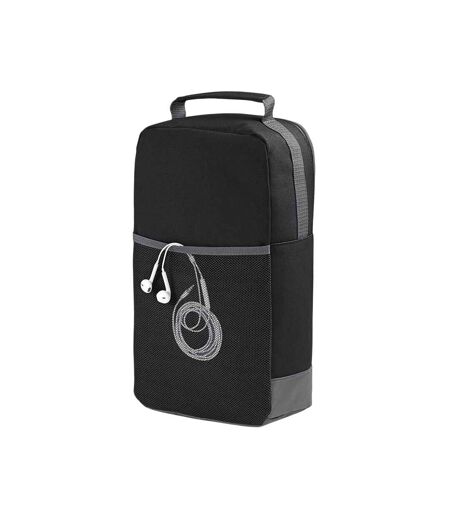 Sac à chaussures athlétique taille unique noir Bagbase