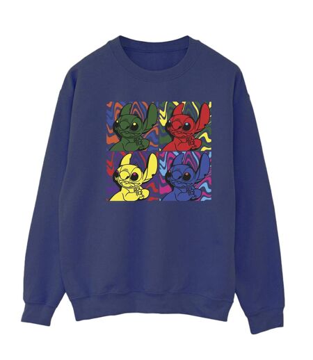 Disney Sweat Womens/Ladies Lilo & Stitch Pop Art (Bleu marine) - UTBI22895