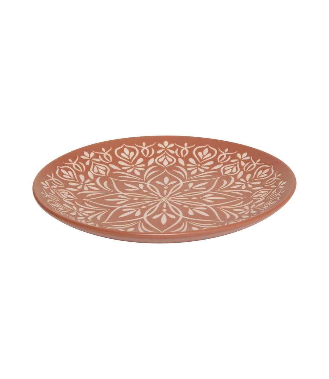 Lot de 6 Assiettes à Dessert en Céramique Inès 21cm Terracotta-2