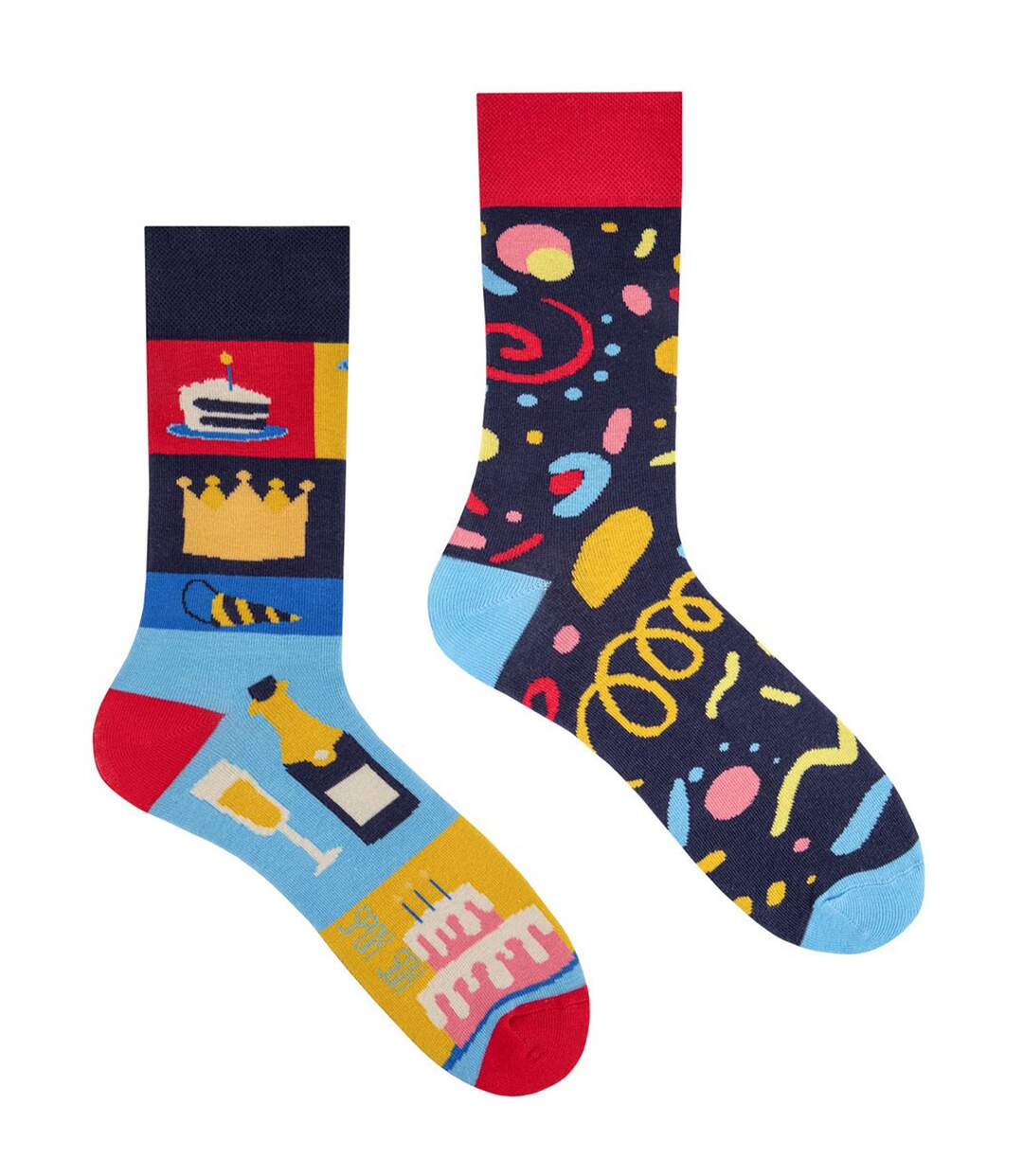 SPOX SOX - Unisex Novelty Odd Socks - Party