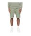 Mens Bardon Cargo Shorts Olive Crosshatch-1