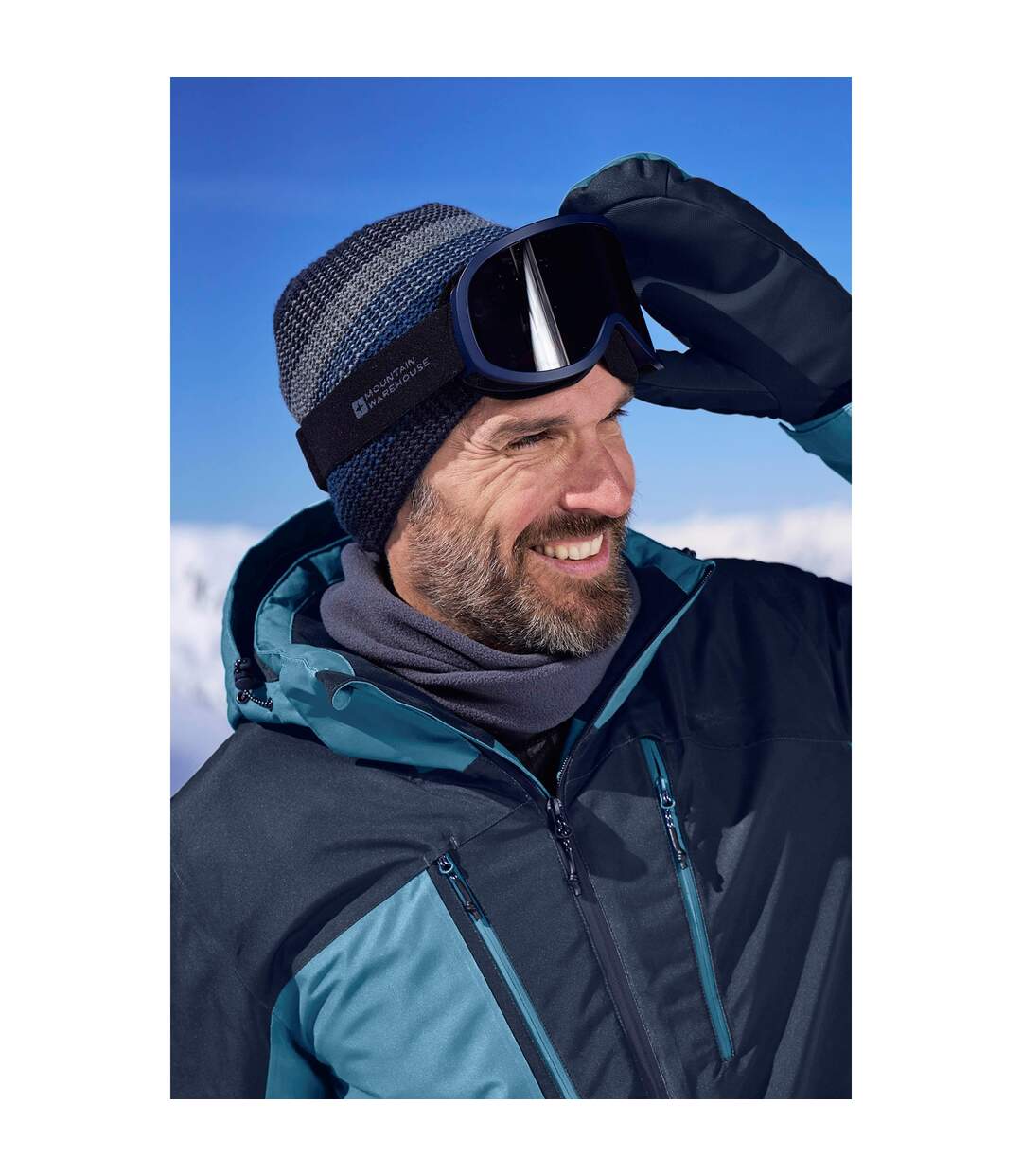 Unisex Adult Ski Goggles One Size Navy Mountain Warehouse-1