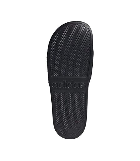 Unisex Adult Adilette Shower Sliders Black White Adidas