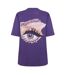 T-shirt Motif/style Œil Femme Violet Diadora-2