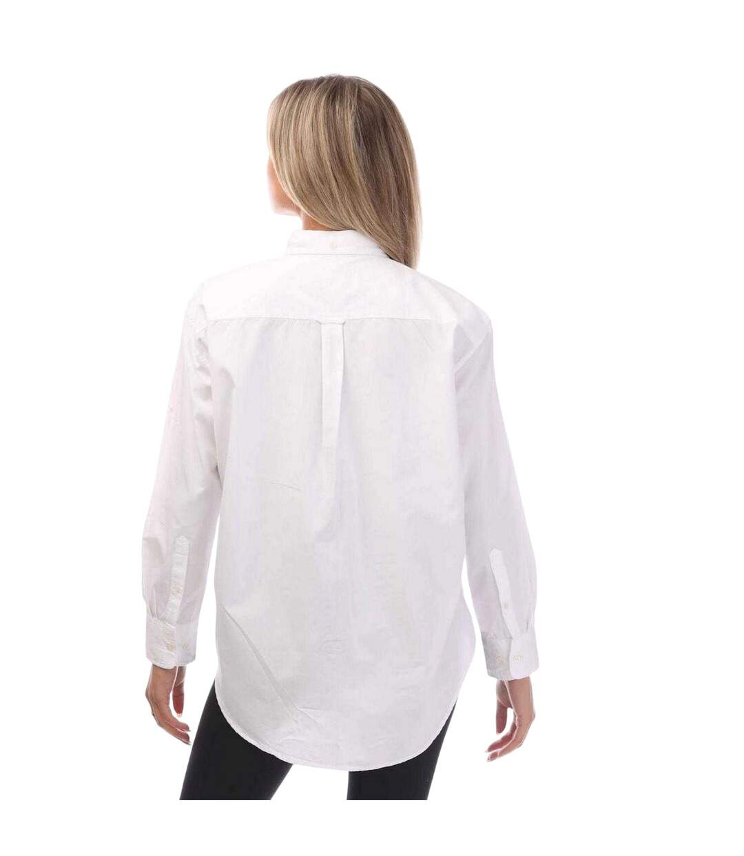 Chemise Manches Longues Femme Blanc Gant-2
