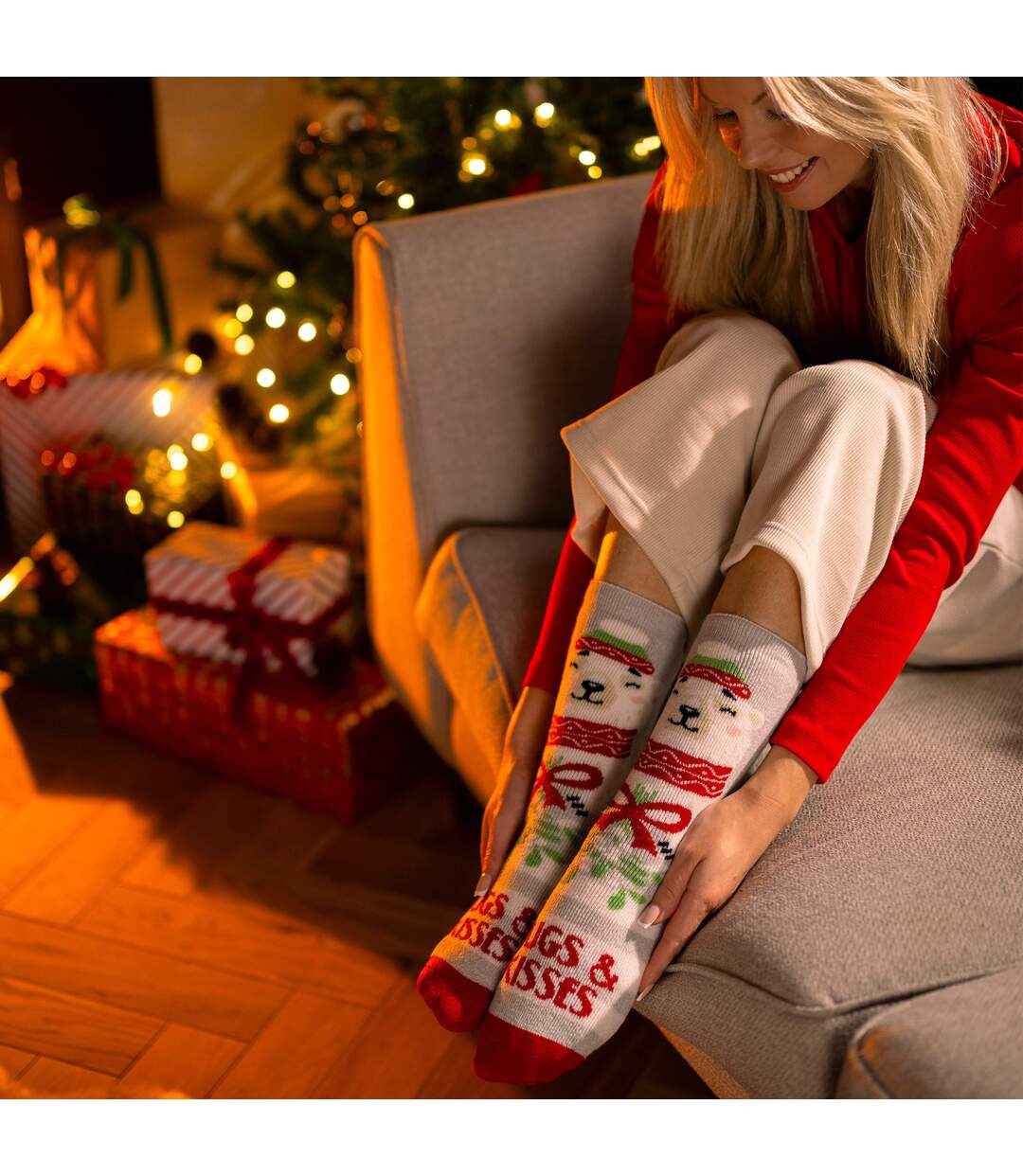 Cosy Novelty Christmas Socks for Women - Festive Gift Socks-4