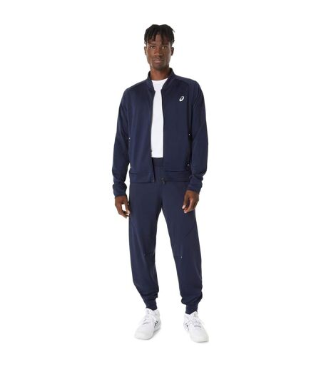 Mens Court Warm Up Tracksuit Top Midnight Blue Asics