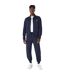 Mens Court Warm Up Tracksuit Top Midnight Blue Asics-1