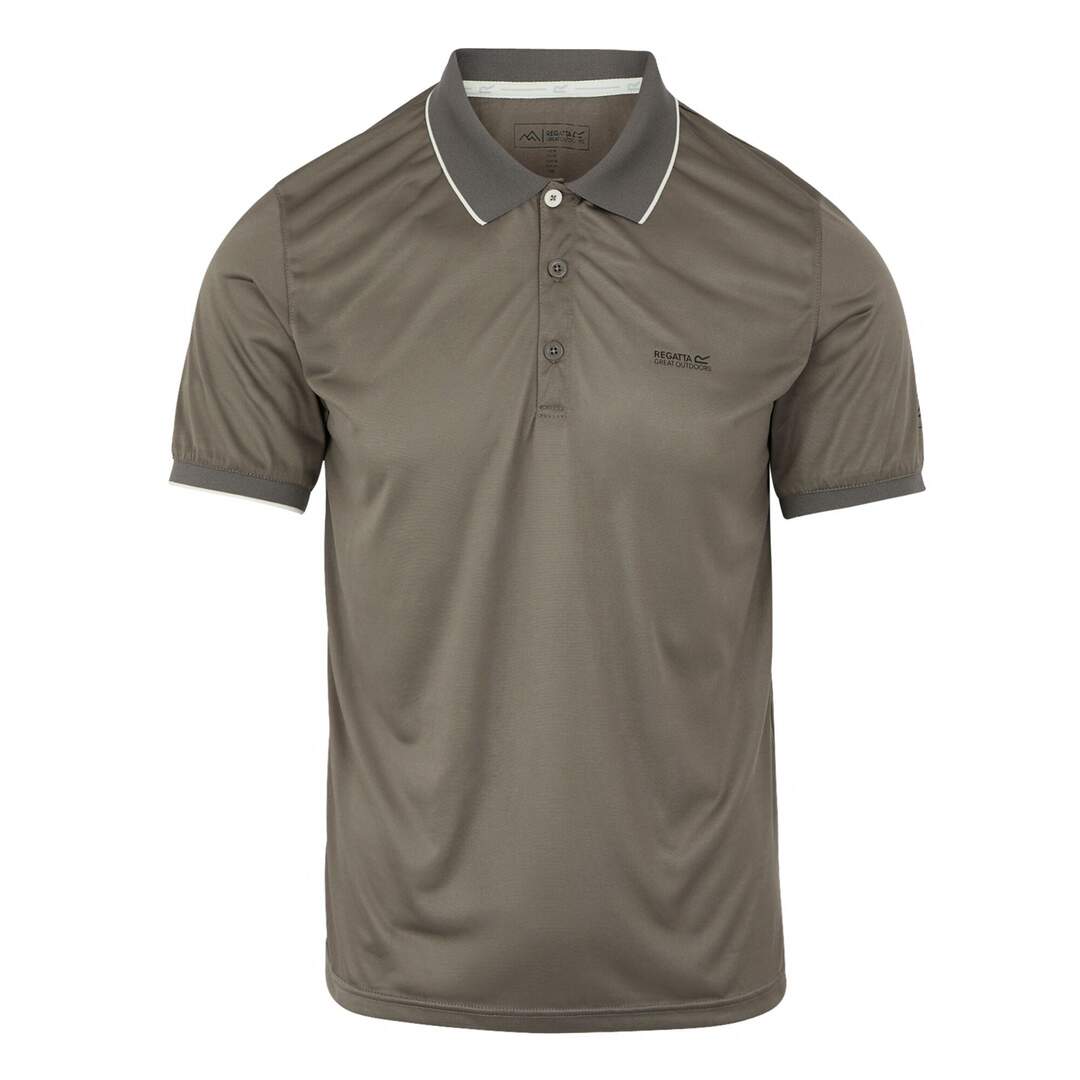 Polo remex homme marron uni Regatta-1